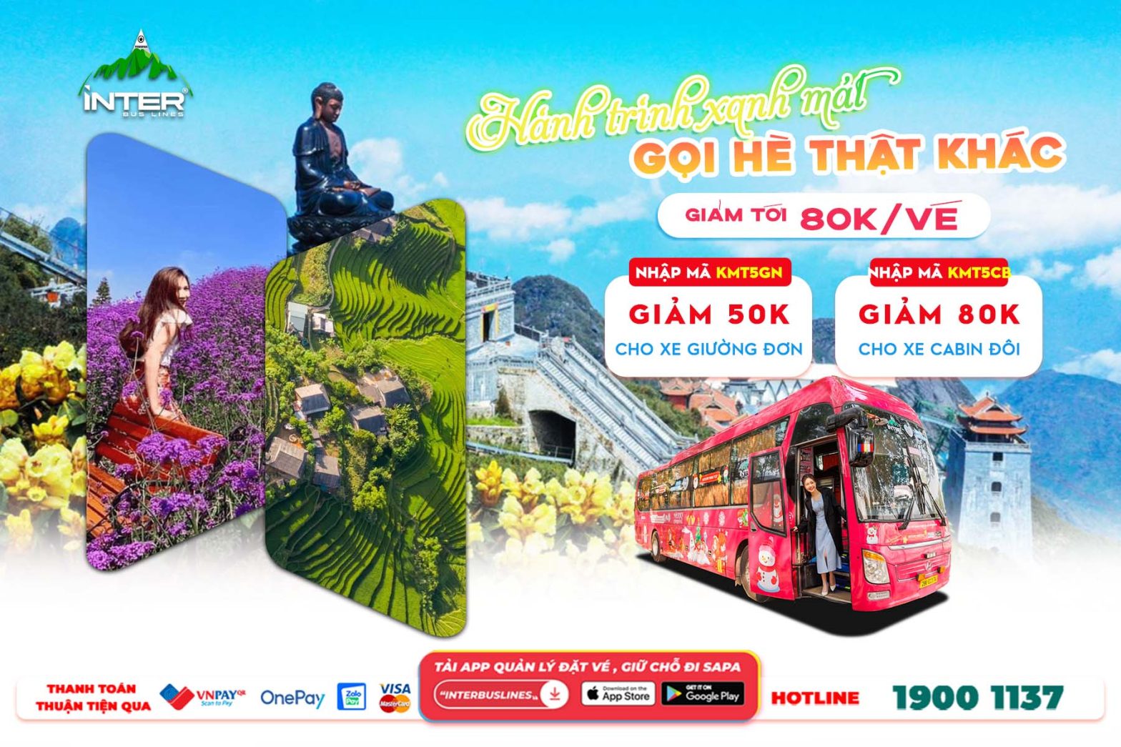 [ƯU ĐÃI HÈ 2025] 🌿HÀNH TRÌNH XANH MÁT – GỌI HÈ THẬT KHÁC CÙNG INTER BUS LINES! 🌿