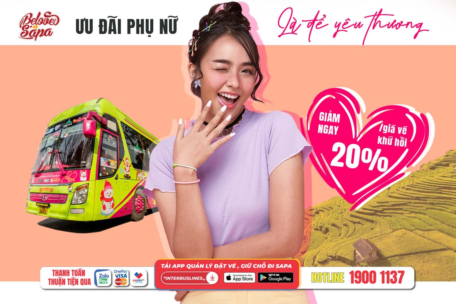 ƯU ĐÃI THÁNG 10 – PHỤ NỮ LÀ ĐỂ YÊU THƯƠNG GIẢM 20%