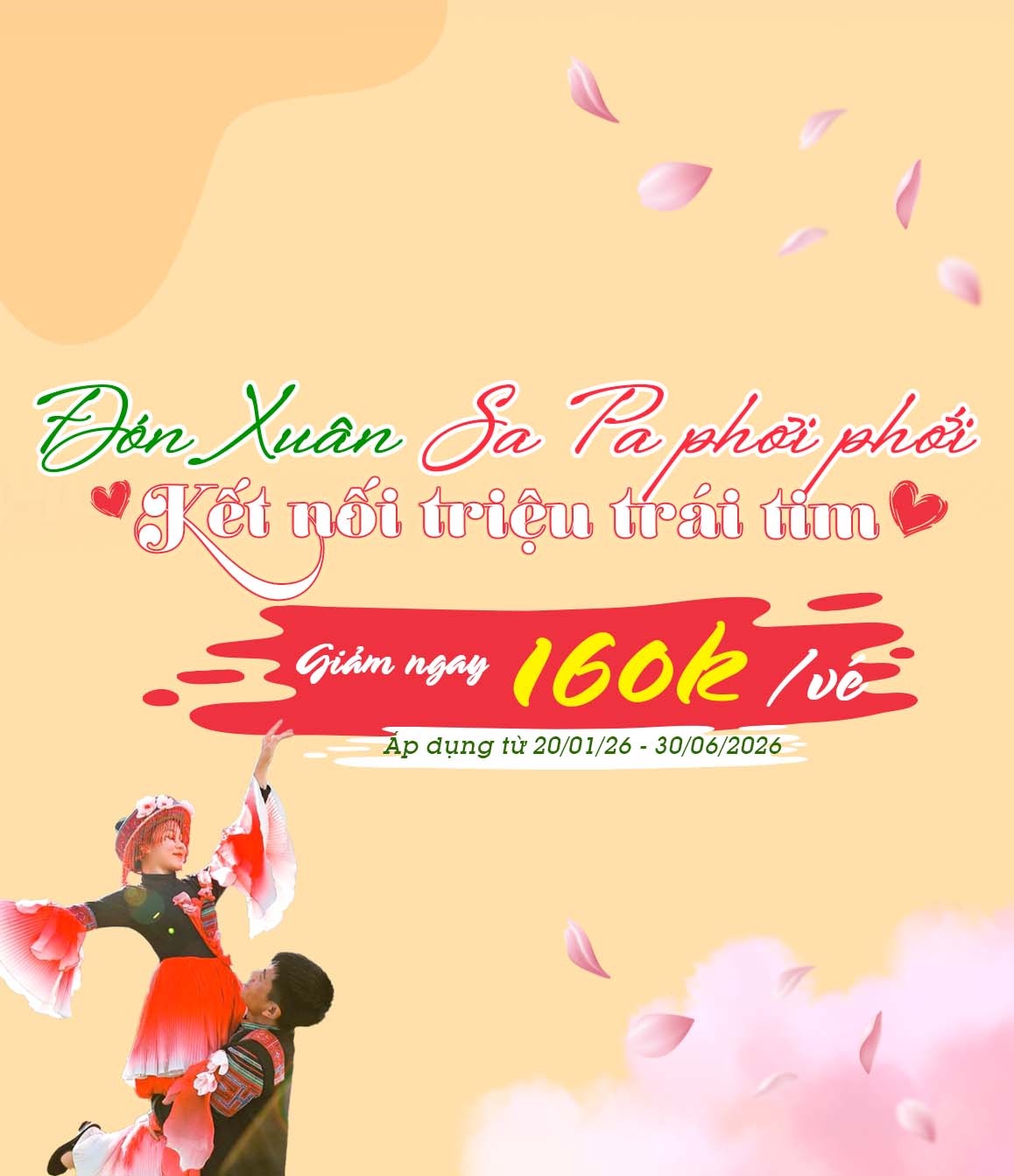 ĐÓN XUÂN SAPA PHƠI PHỚI – GIẢM 160K/VÉ