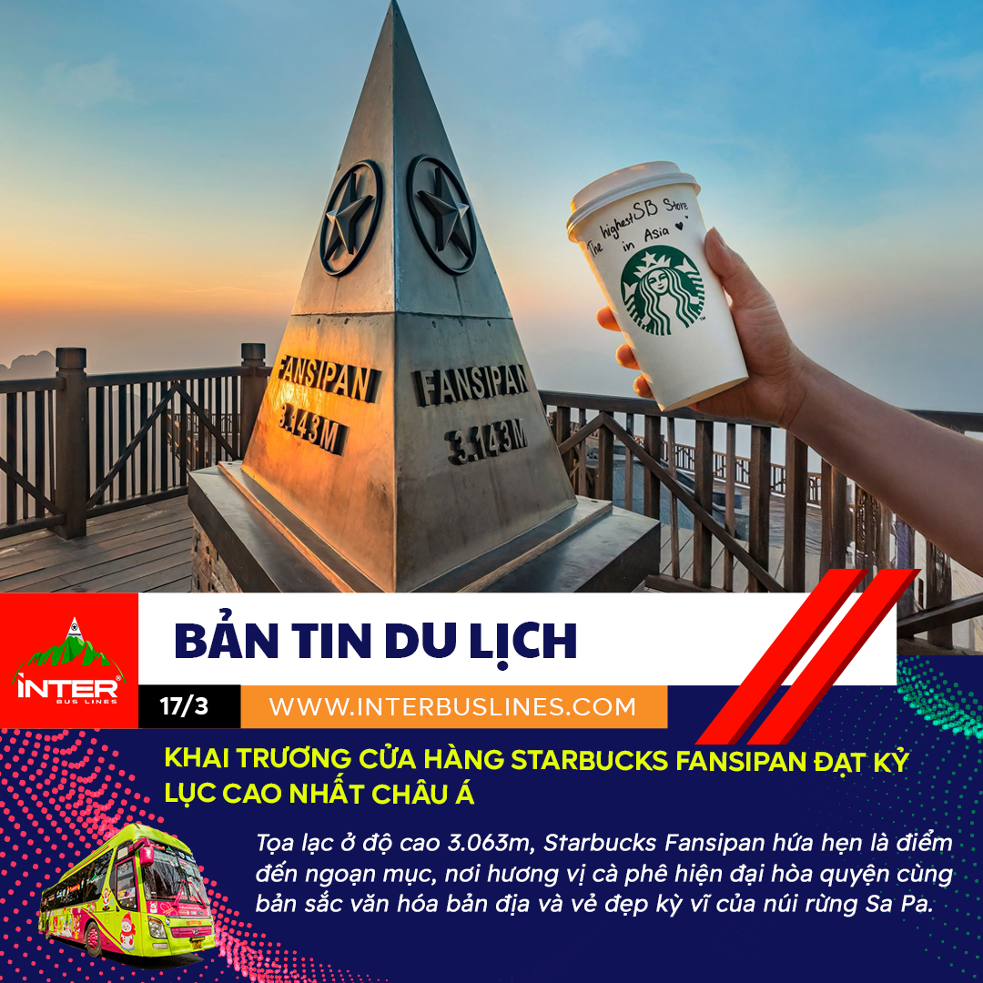 Khai trương cửa hàng Starbucks Fansipan đạt kỷ lục cao nhất châu Á